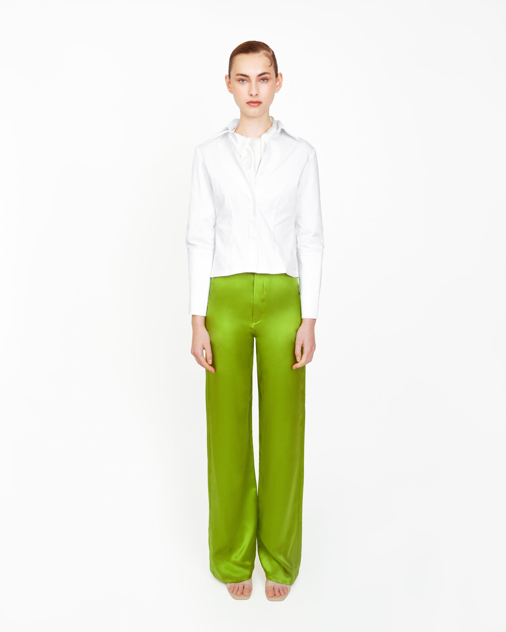 Lime Pant in Silk